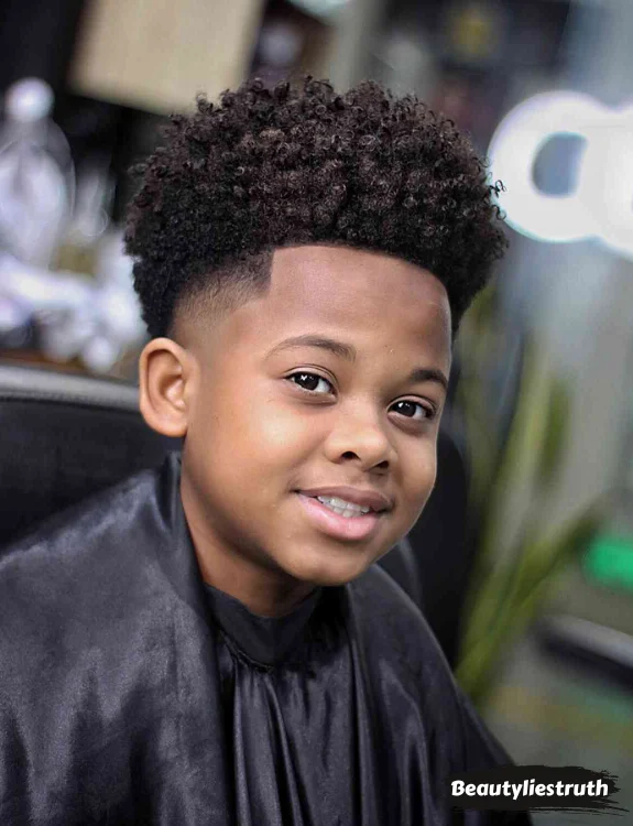 Barber working on client